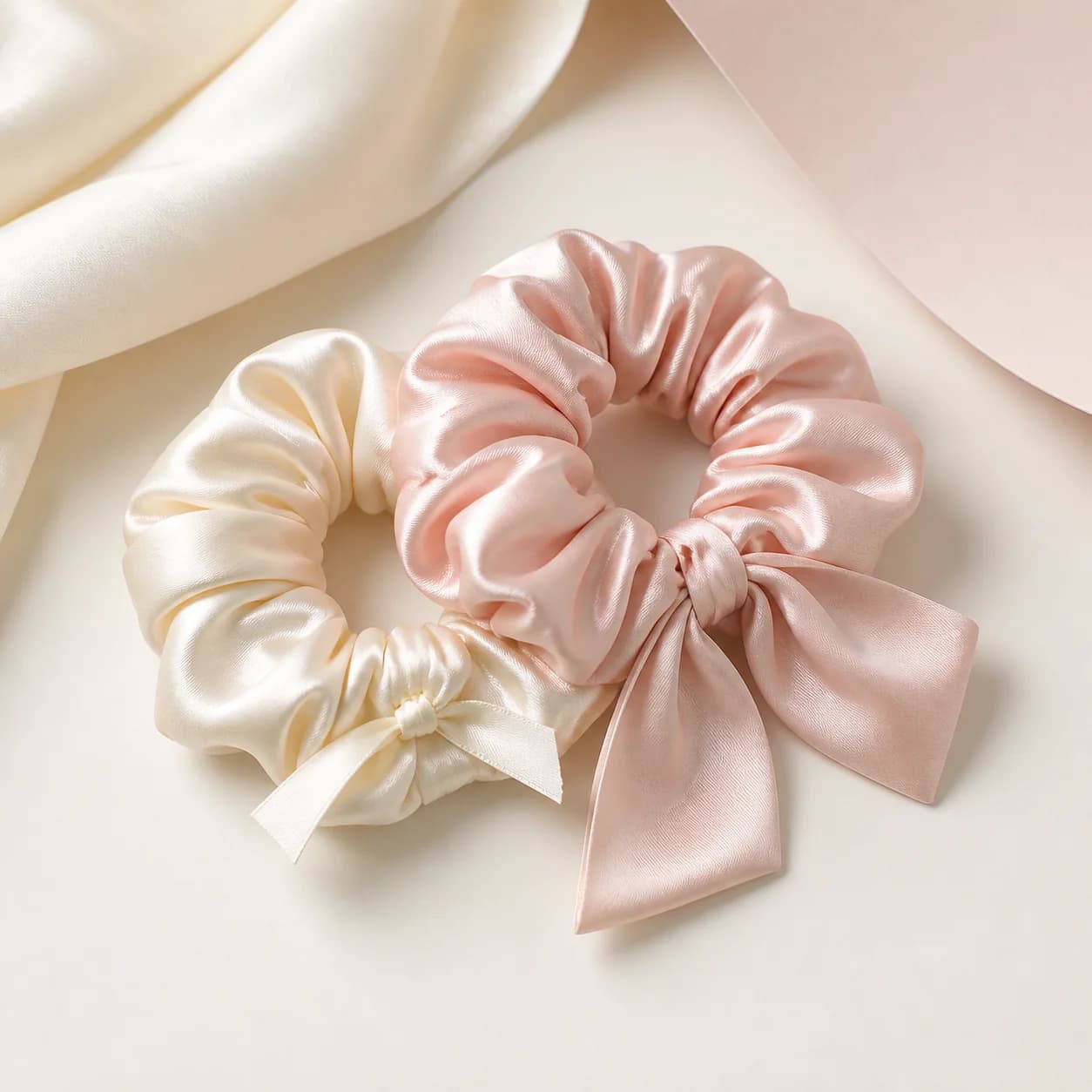 Pastel scrunchie set