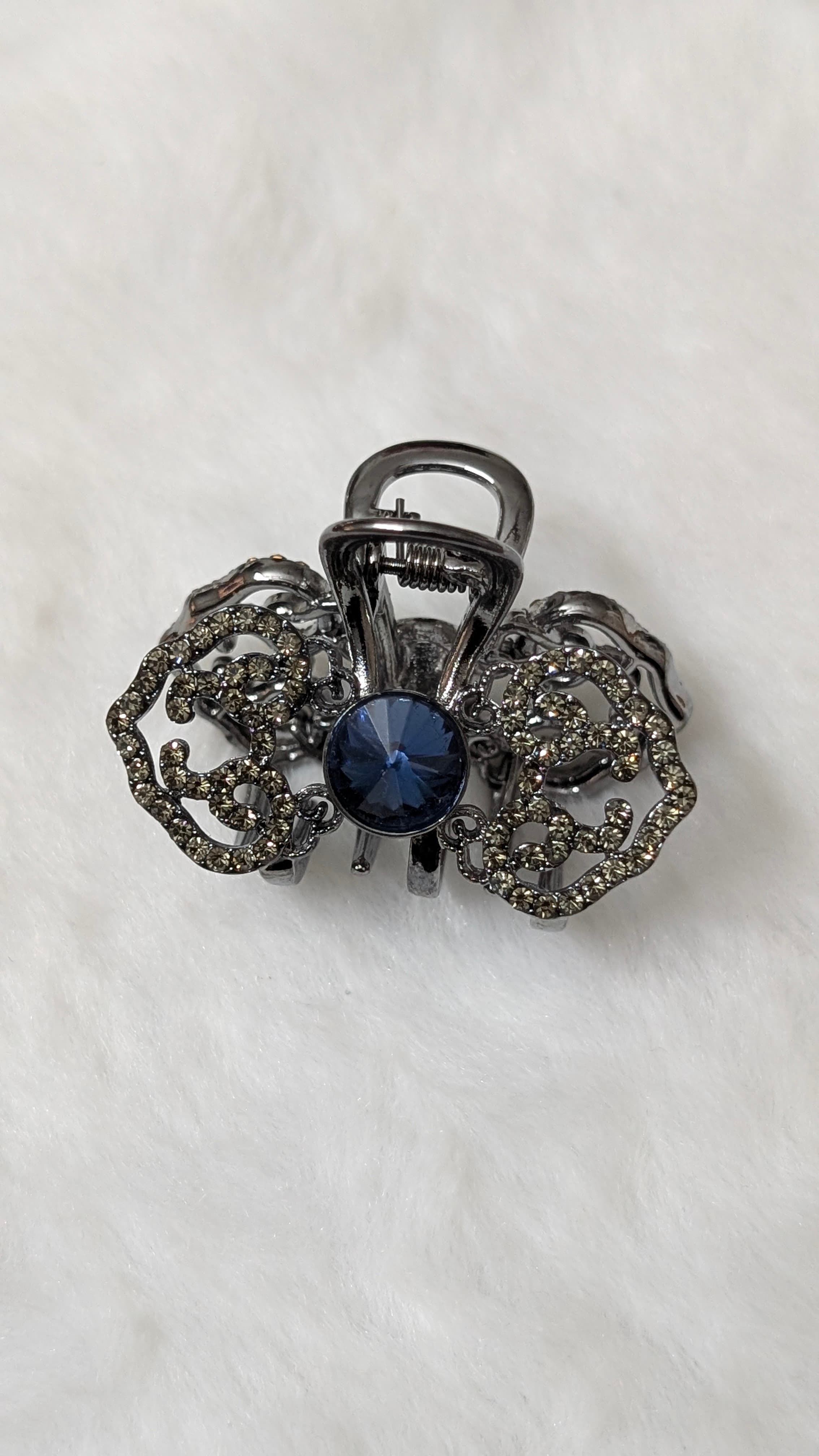 Blue Crystal Hair Claw Clip, photo 1 of 2